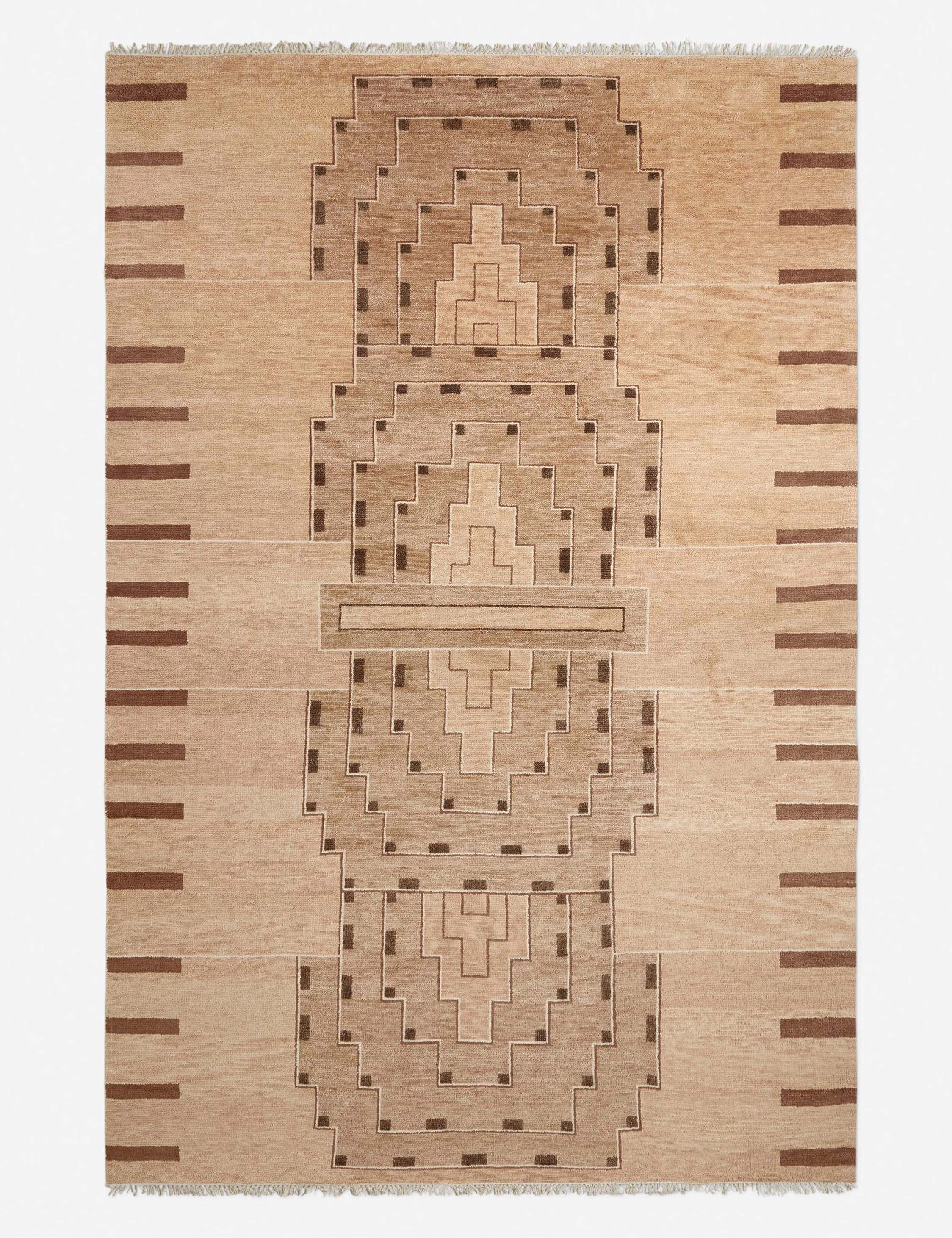 Saffron Hand-Knotted Wool Rug