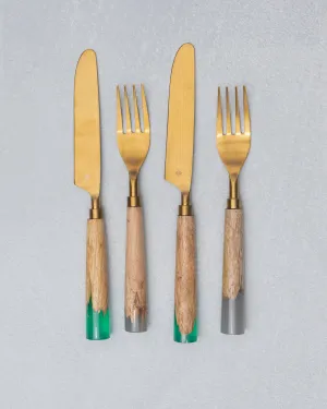 Sahara Fork & Knives - Set of 4 chef knife, kitchen knife