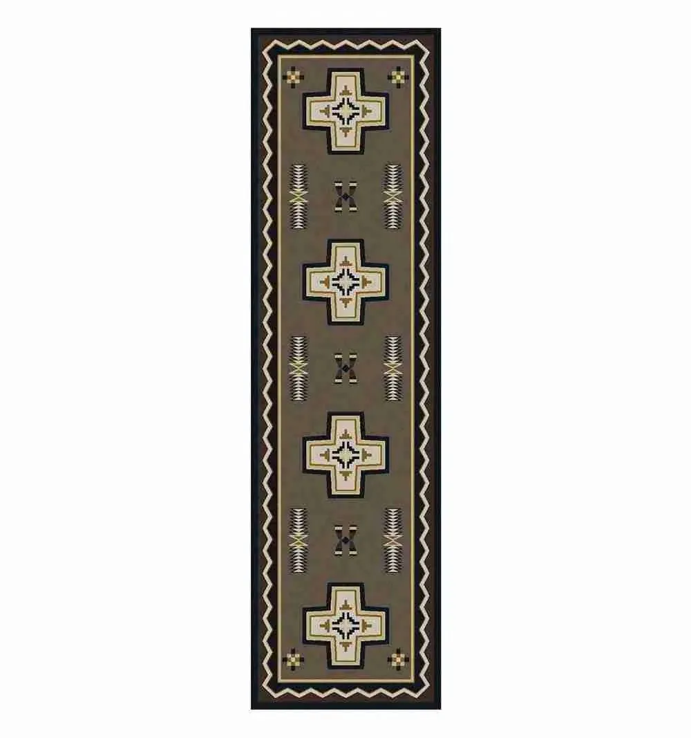 Saint Cross Taupe Rugs & Runners