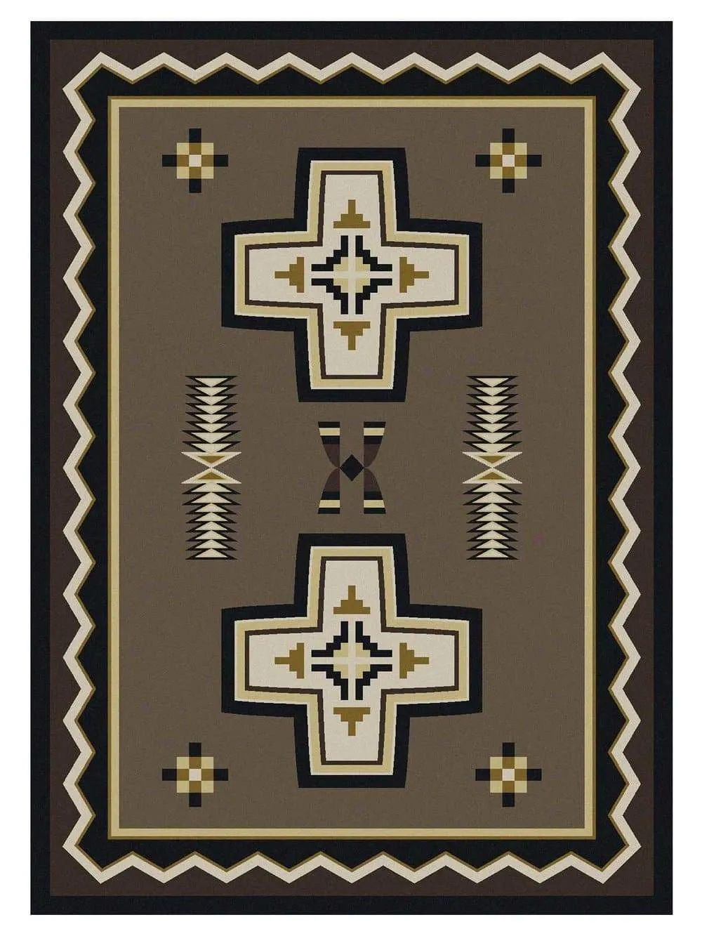 Saint Cross Taupe Rugs & Runners