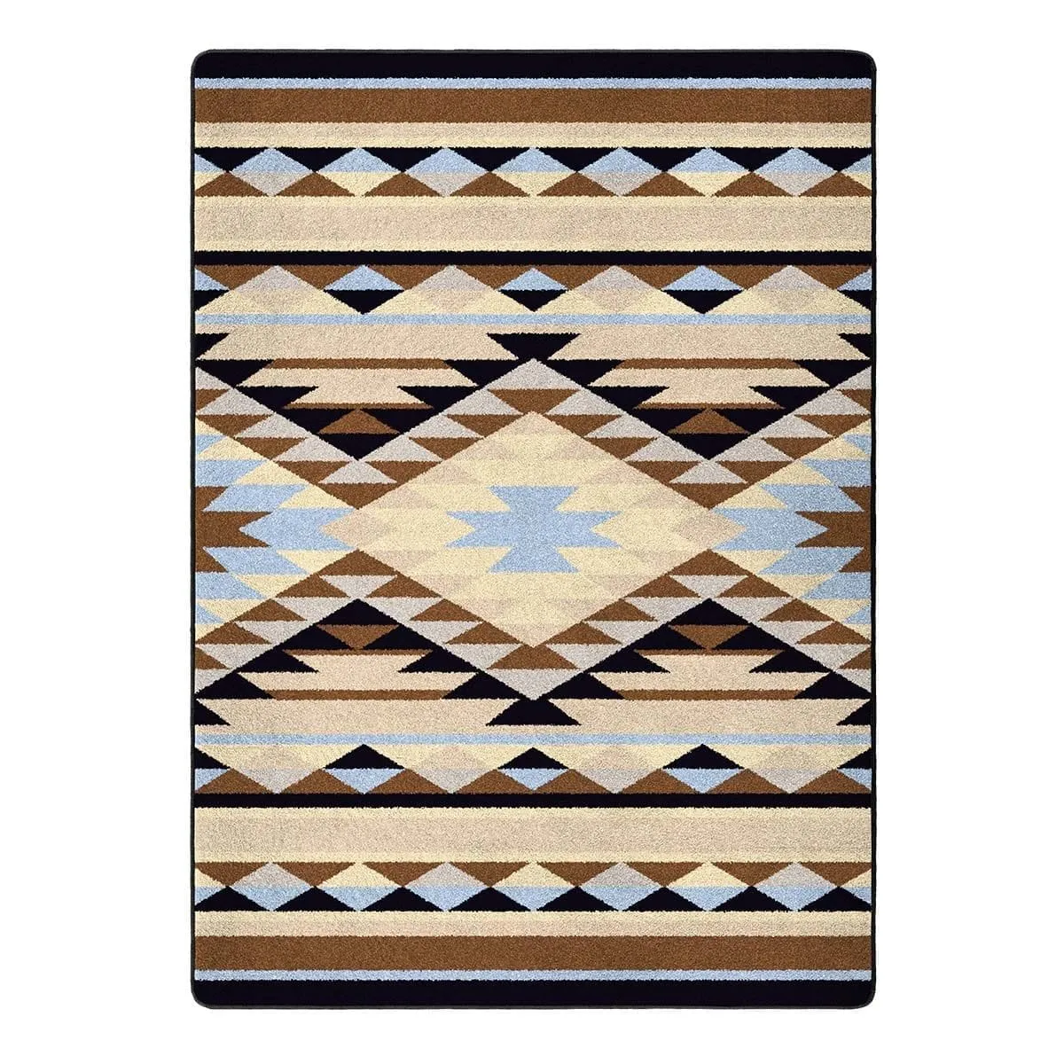 Sallisaw Southwest Area Rugs - Blue