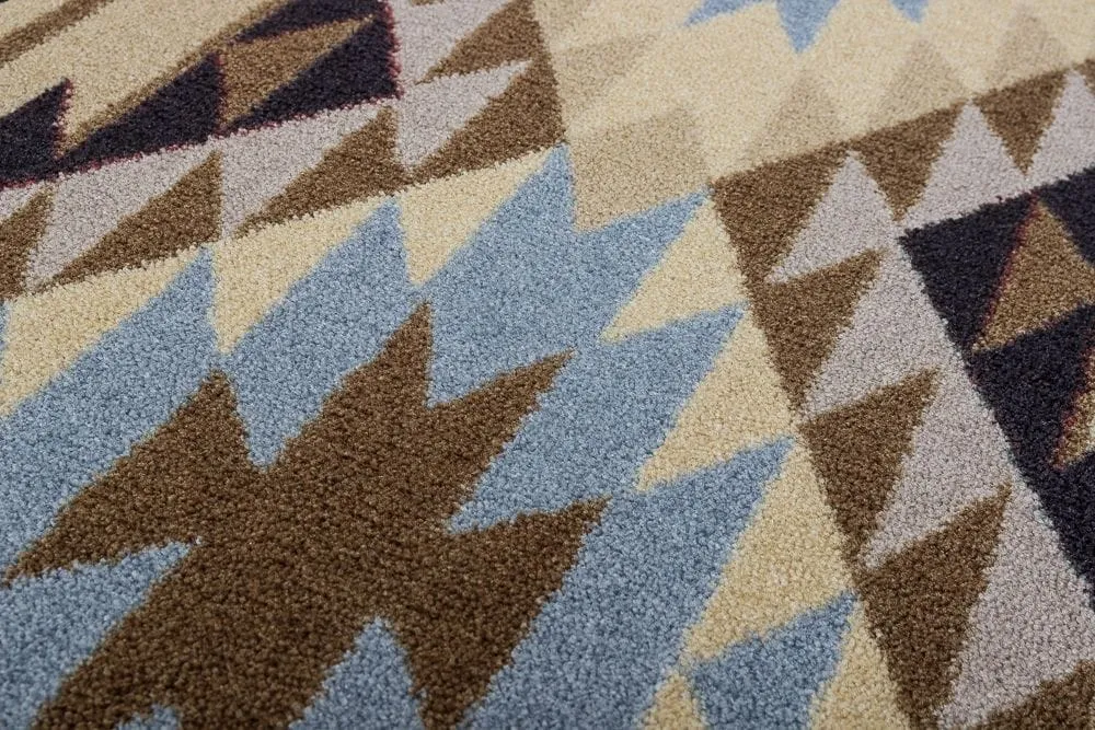 Sallisaw Southwest Area Rugs - Blue