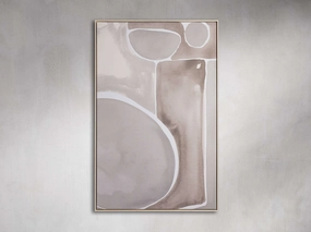 Sand Column Framed Print