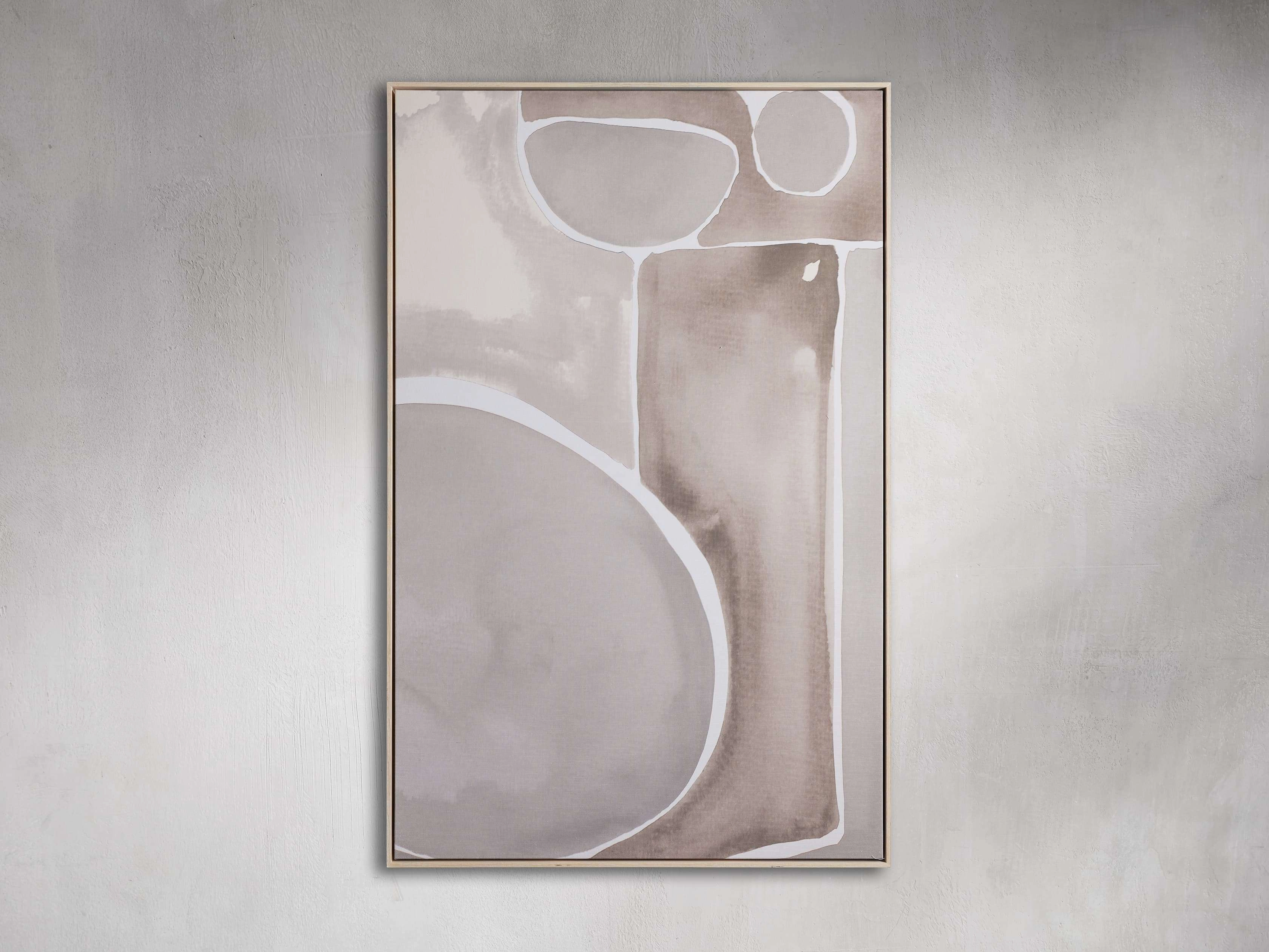Sand Column Framed Print