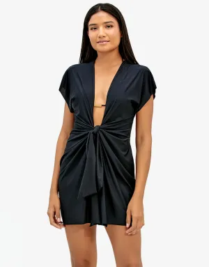 Sasha Short Cover Up - Black