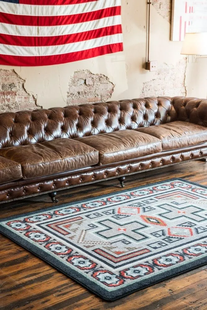 Sawtooth Western Area Rug
