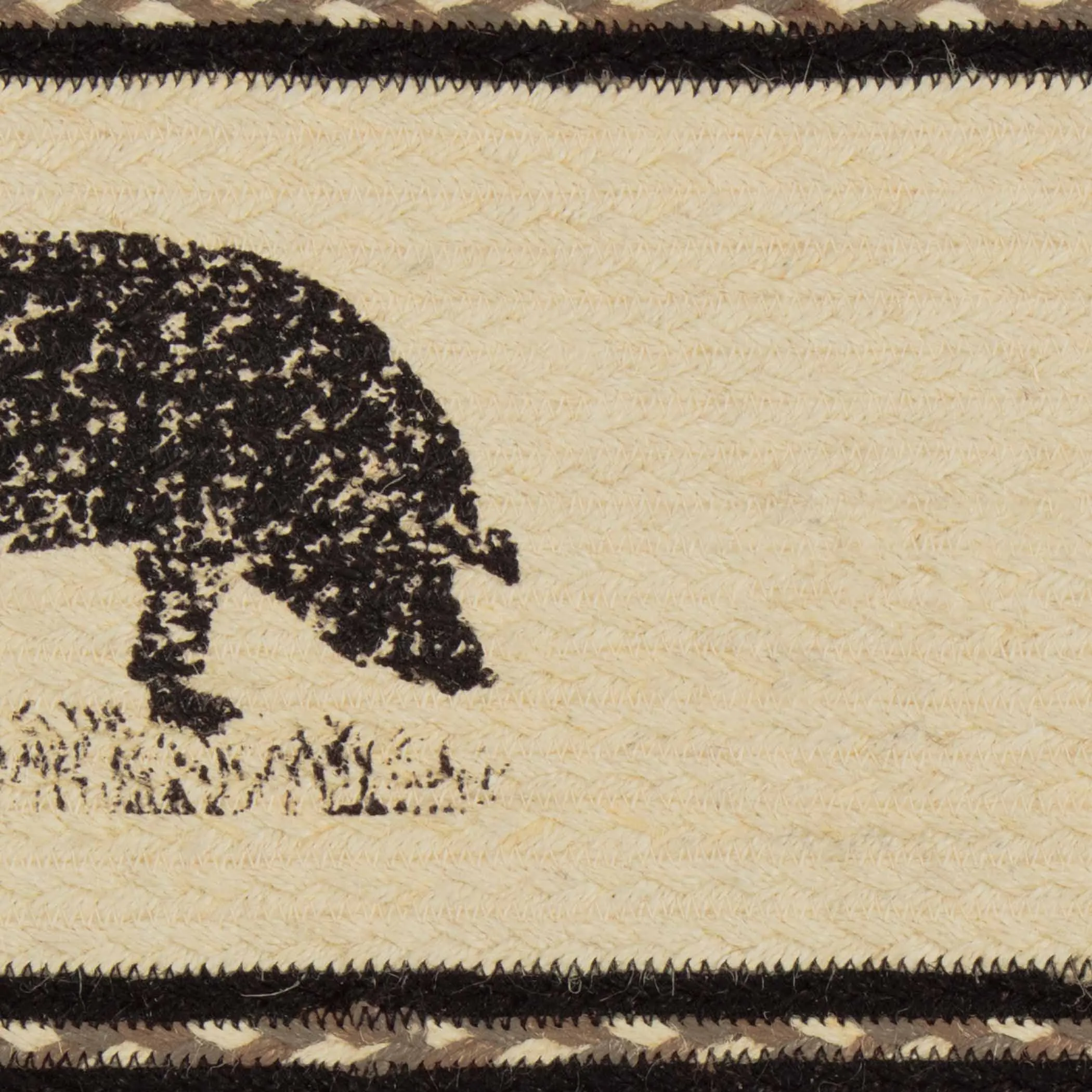 Sawyer Mill Charcoal Pig Jute Stair Tread