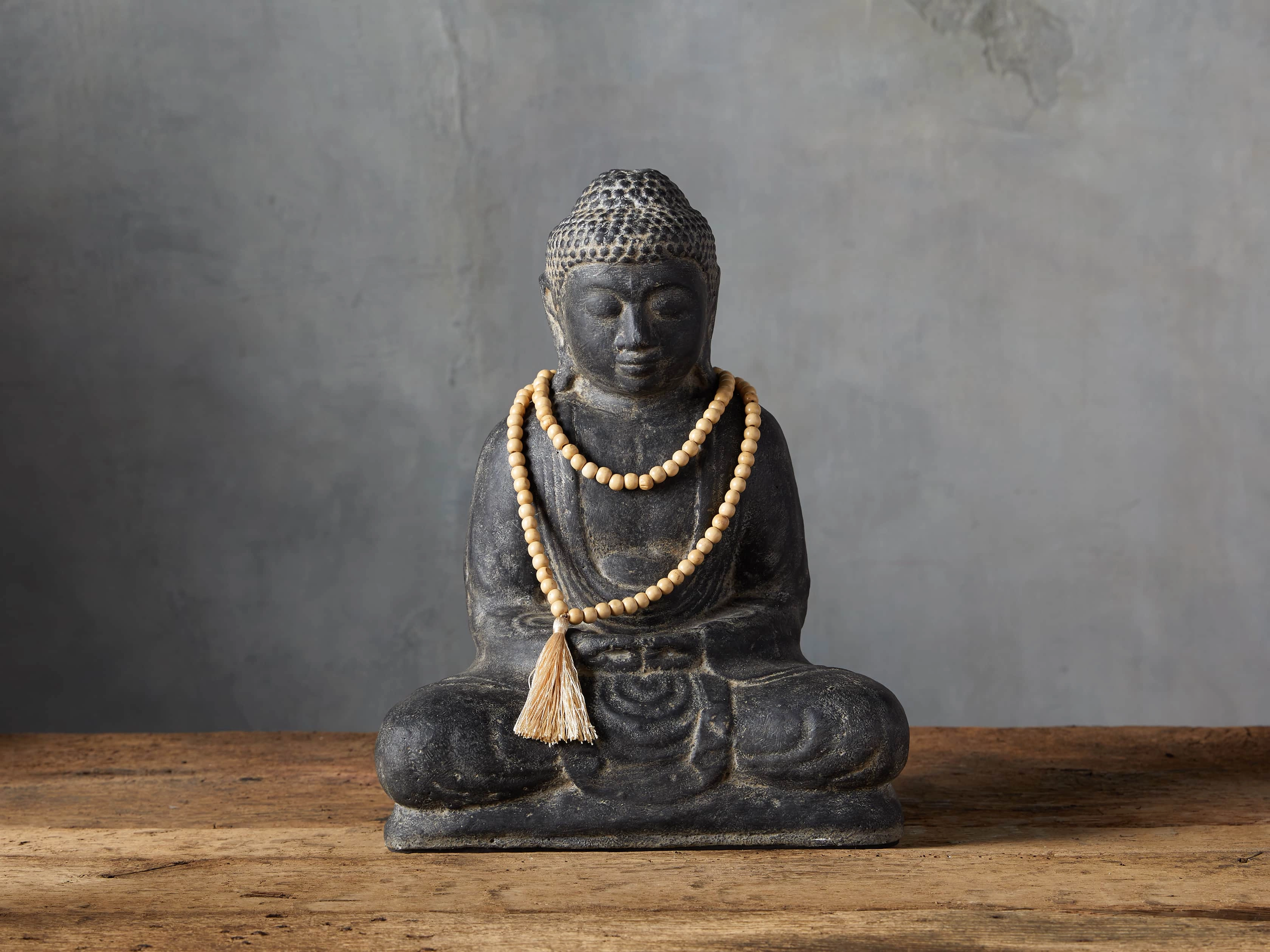Seated Buddha with Beads