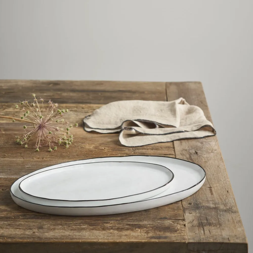 Serenity Oval Serving Platter, Small,