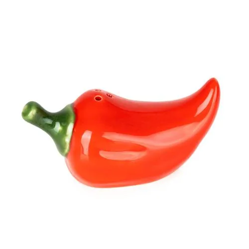 Set of 2 Salt & Pepper Pots - Chilli Print