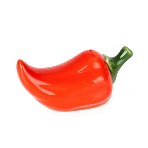 Set of 2 Salt & Pepper Pots - Chilli Print