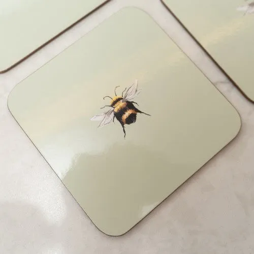 Set of 4 Bee Coasters