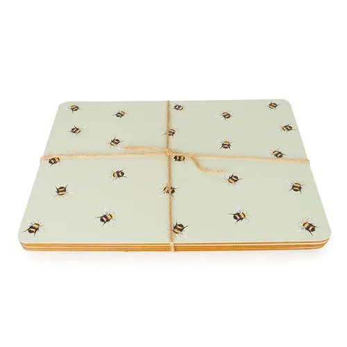 Set of 4 Bee Placemats