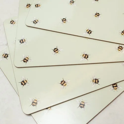 Set of 4 Bee Placemats