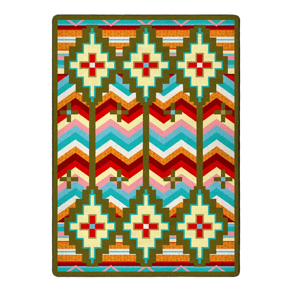 Shake Your Shawl Rugs - Bright serving tray, cheese board
