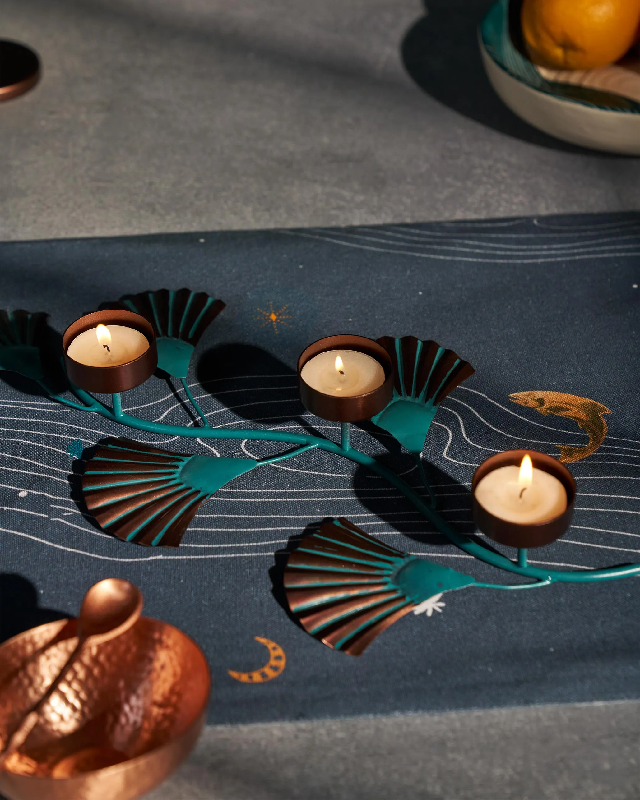 Shell Tea Light Holder - TSSxNB barware set, cocktail shaker