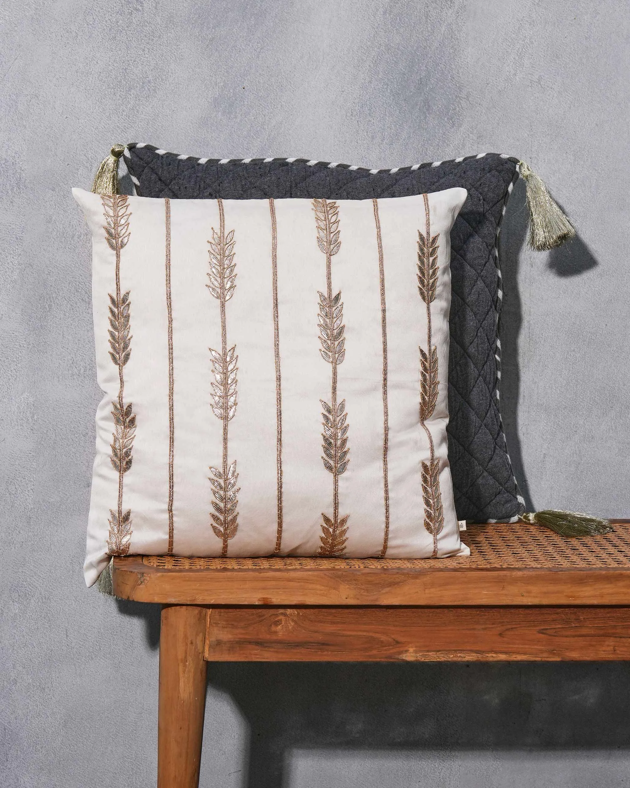 Shimmer Cushion Cover accent chair, modern chair