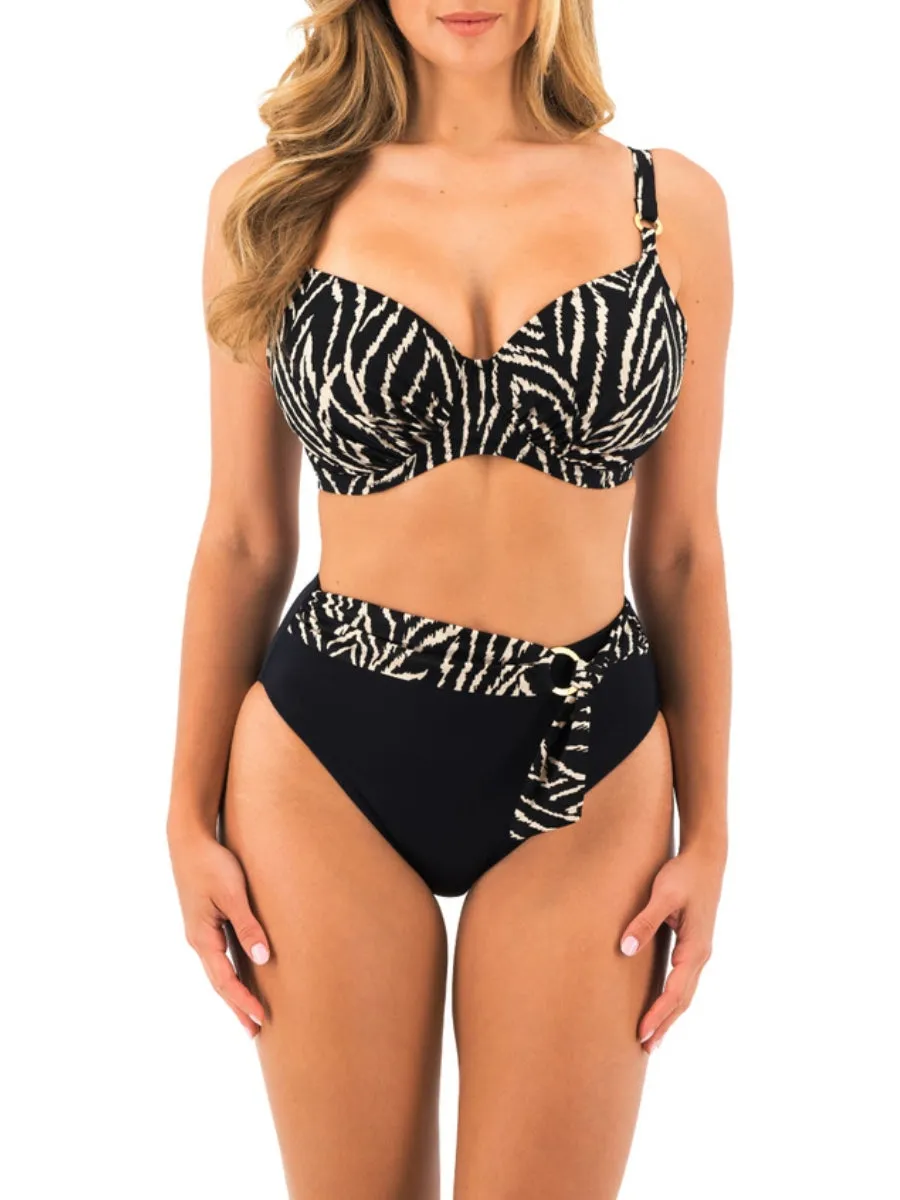 Silhouette Island Full Cup Bikini Top - Monochrome