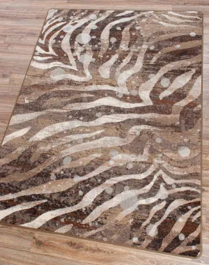 Silver Splash Zebra Print Rugs folding guest bed, rollaway bed