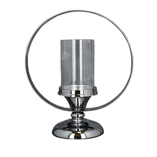 Sleek Stainless Steel Candleholder