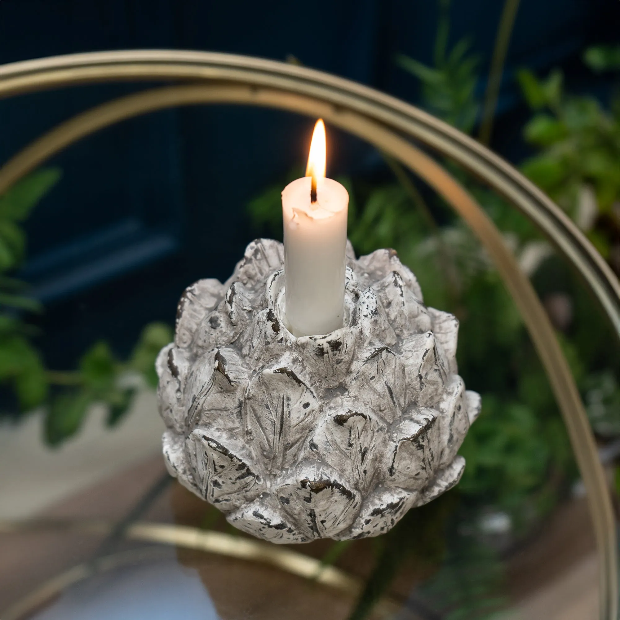 Small Artichoke Candleholder