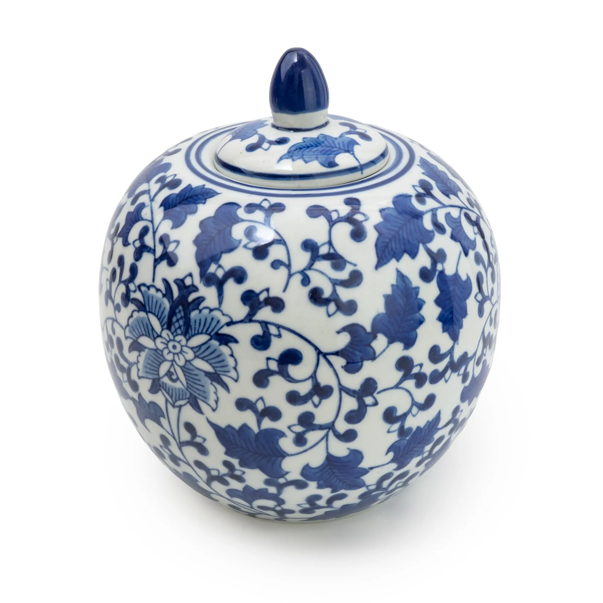 Small Blue and White Ginger Jar