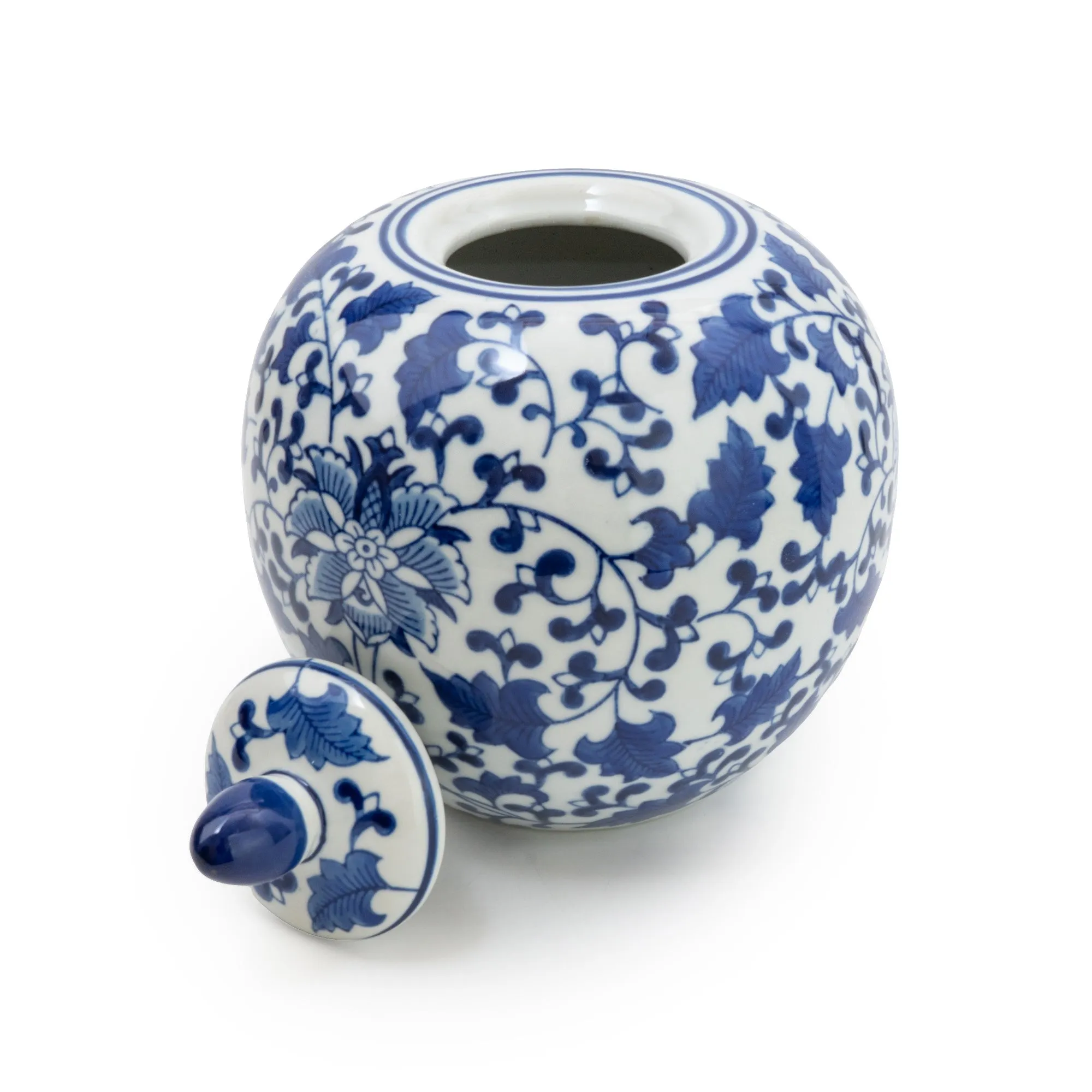 Small Blue and White Ginger Jar