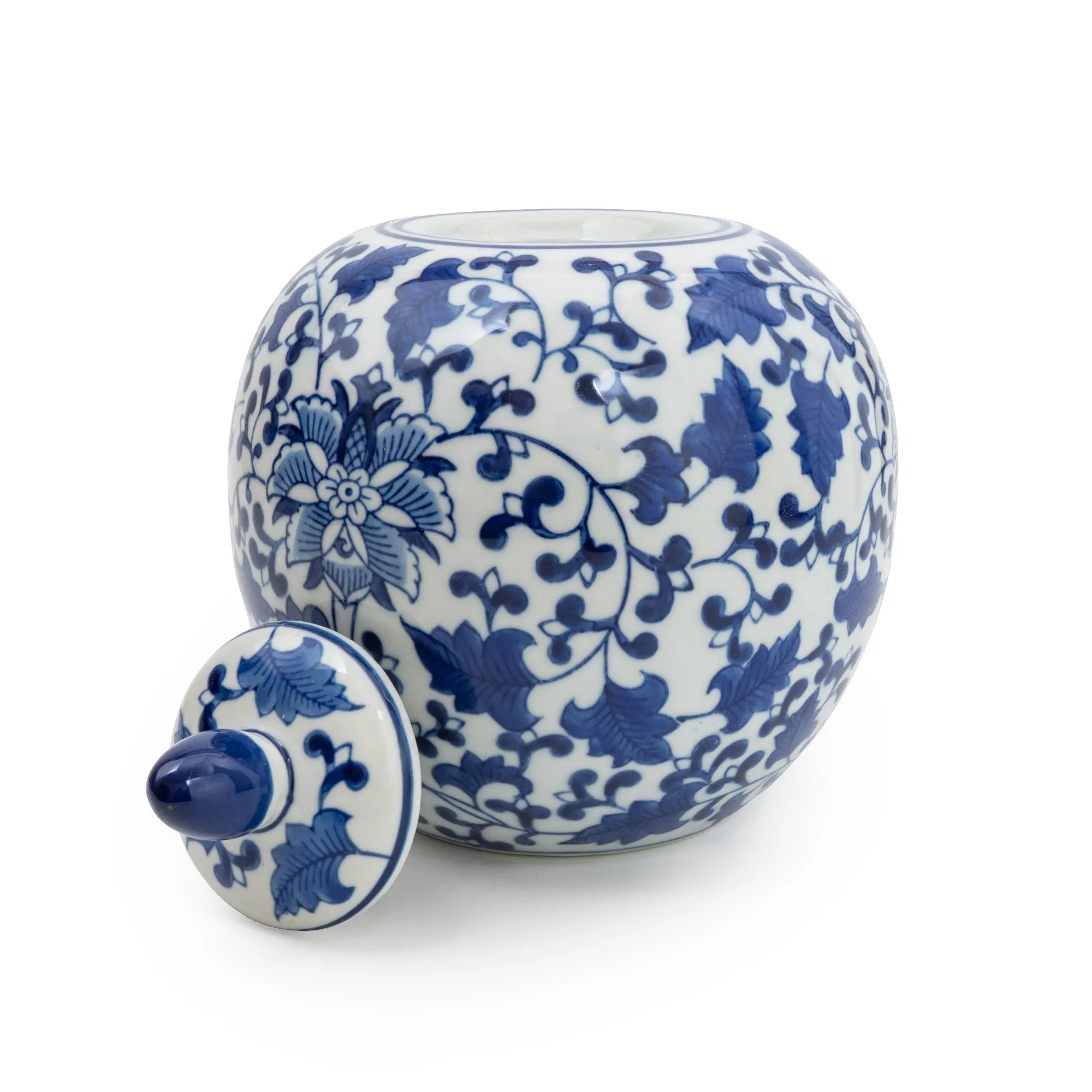 Small Blue and White Ginger Jar