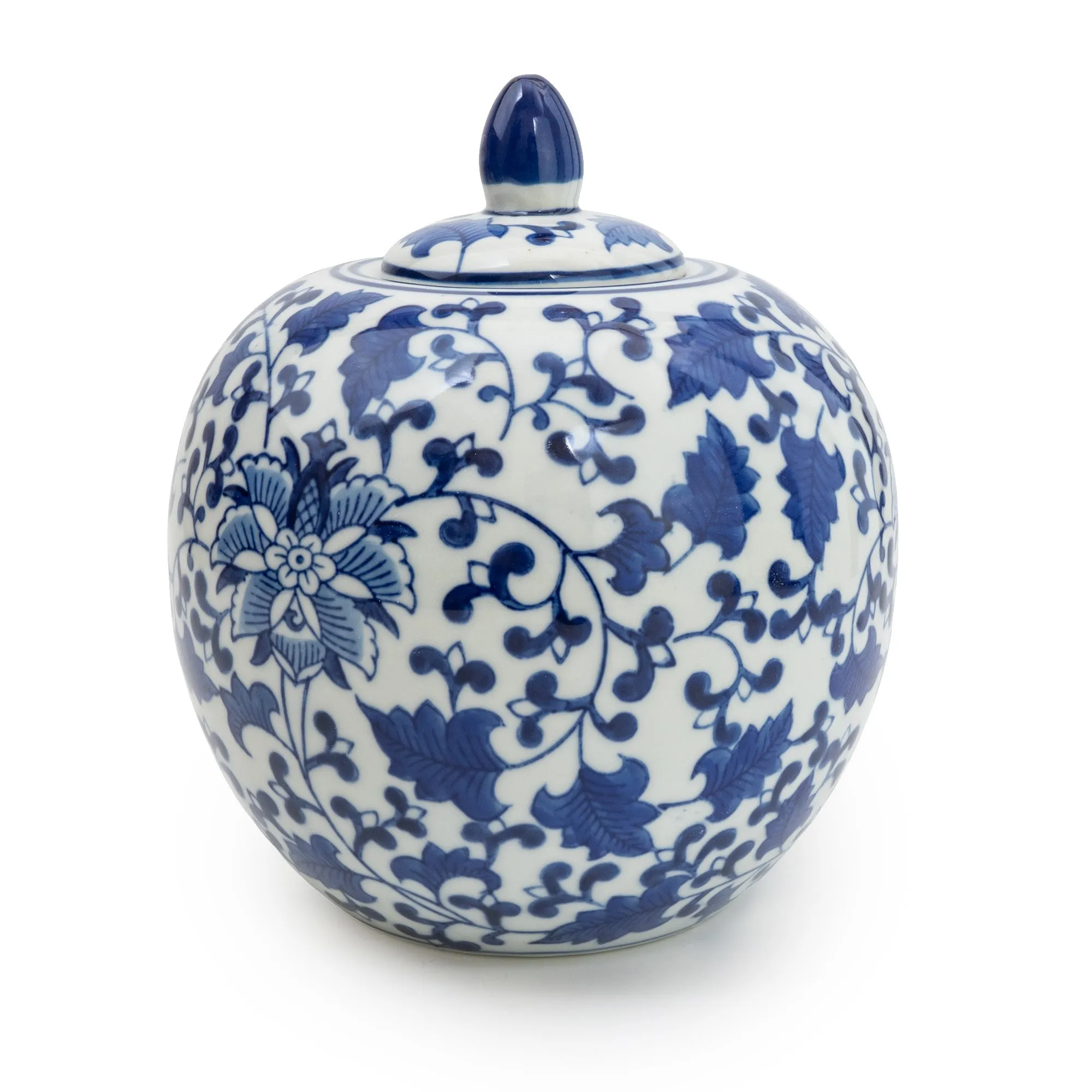 Small Blue and White Ginger Jar