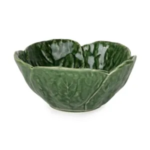 Small Leaf-Shaped Ceramic Bowl - Green - 13cm kitchen essentials, utensils set