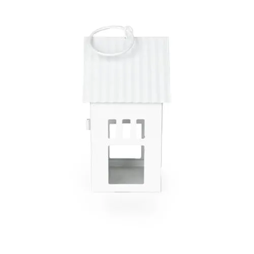 Small White Townhouse Lantern