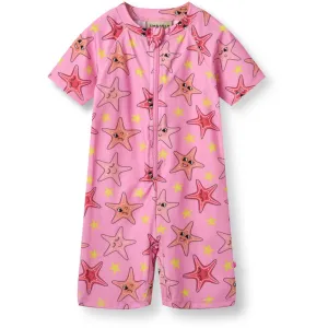 Sm?folk Bubblegum UV50 Swimsuit With s?stjerner