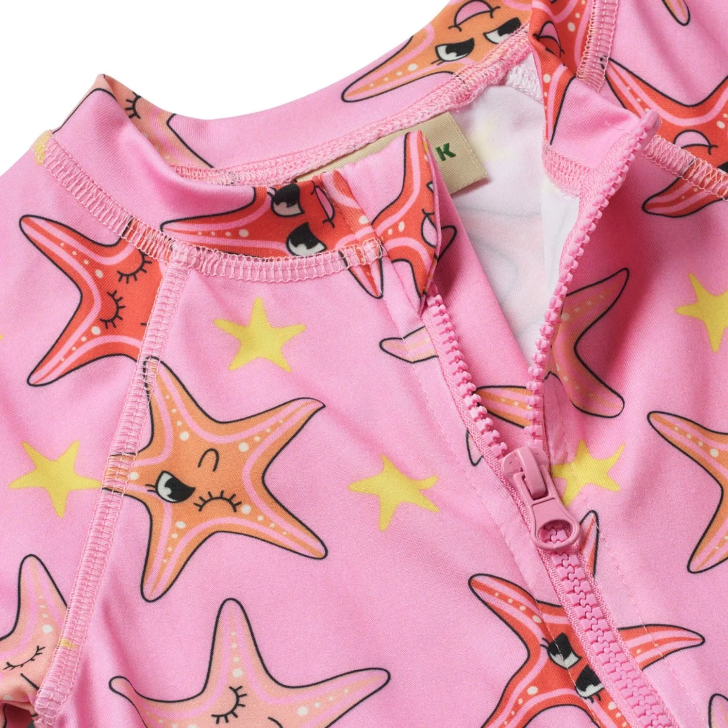 Sm?folk Bubblegum UV50 Swimsuit With s?stjerner