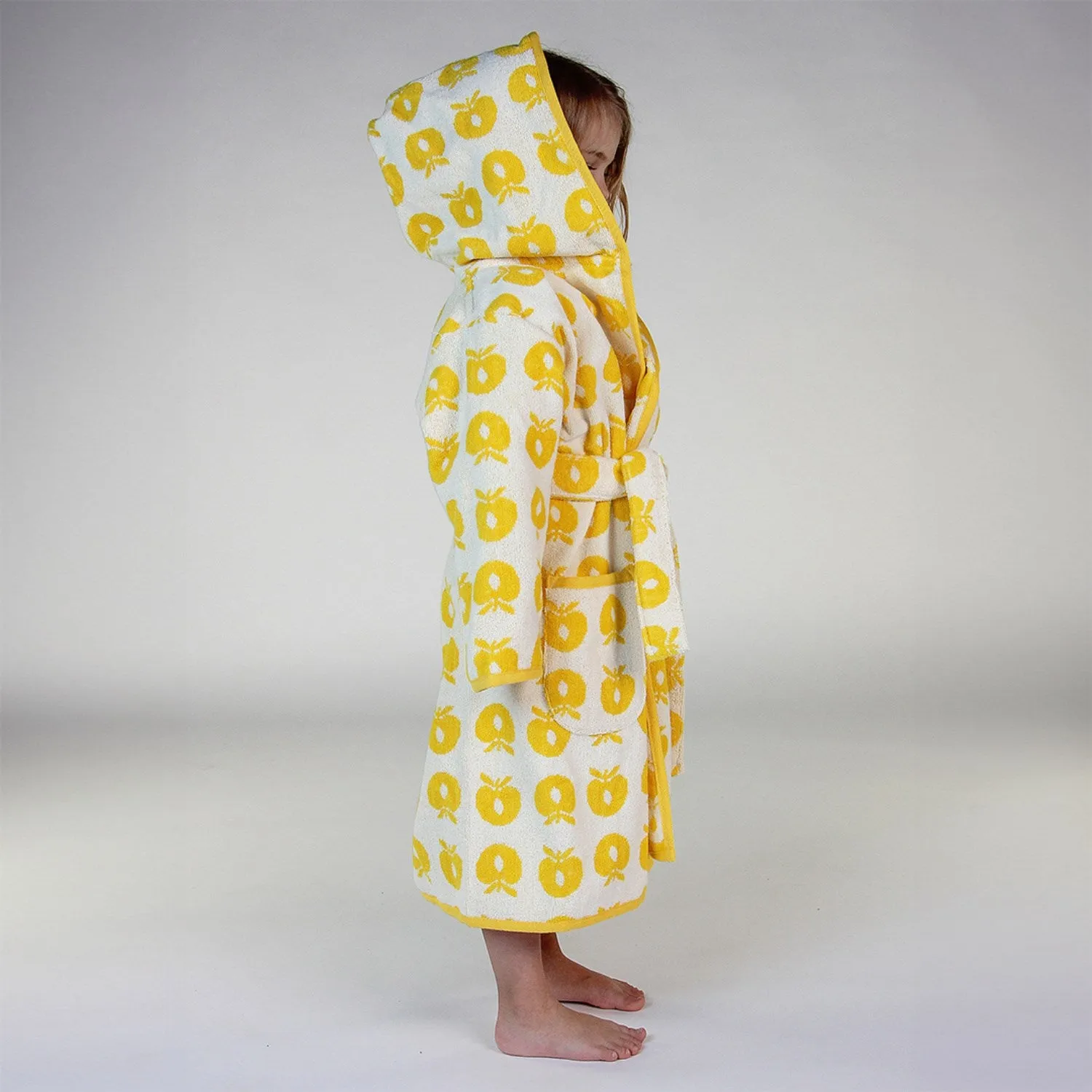 Sm?folk Yellow Bathrobe With Apples