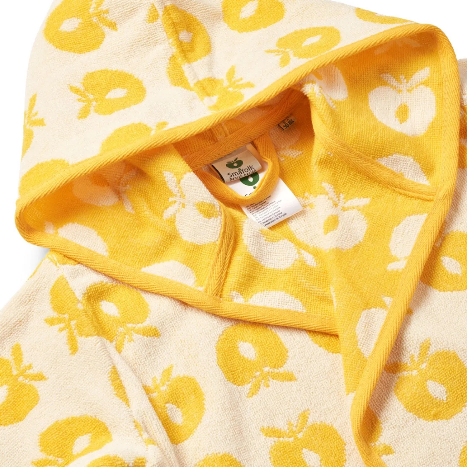 Sm?folk Yellow Bathrobe With Apples