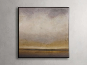 Smoky Skyline Framed Print