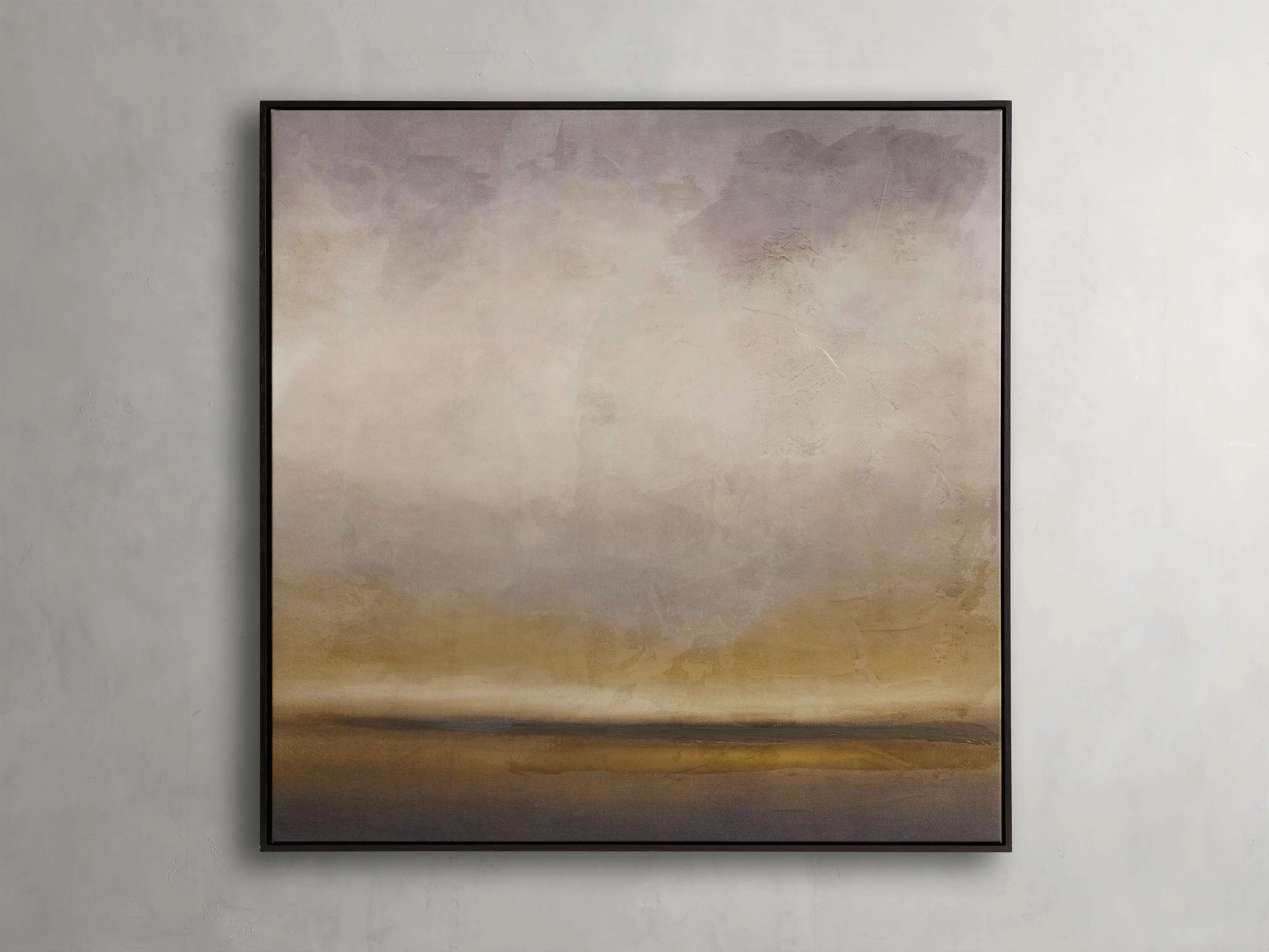 Smoky Skyline Framed Print