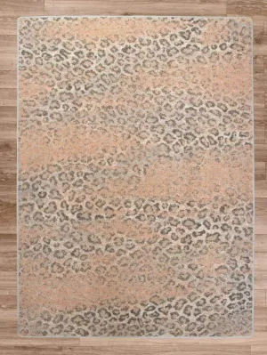 Snow Leopard Distressed Blush Rugs folding guest bed, rollaway bed