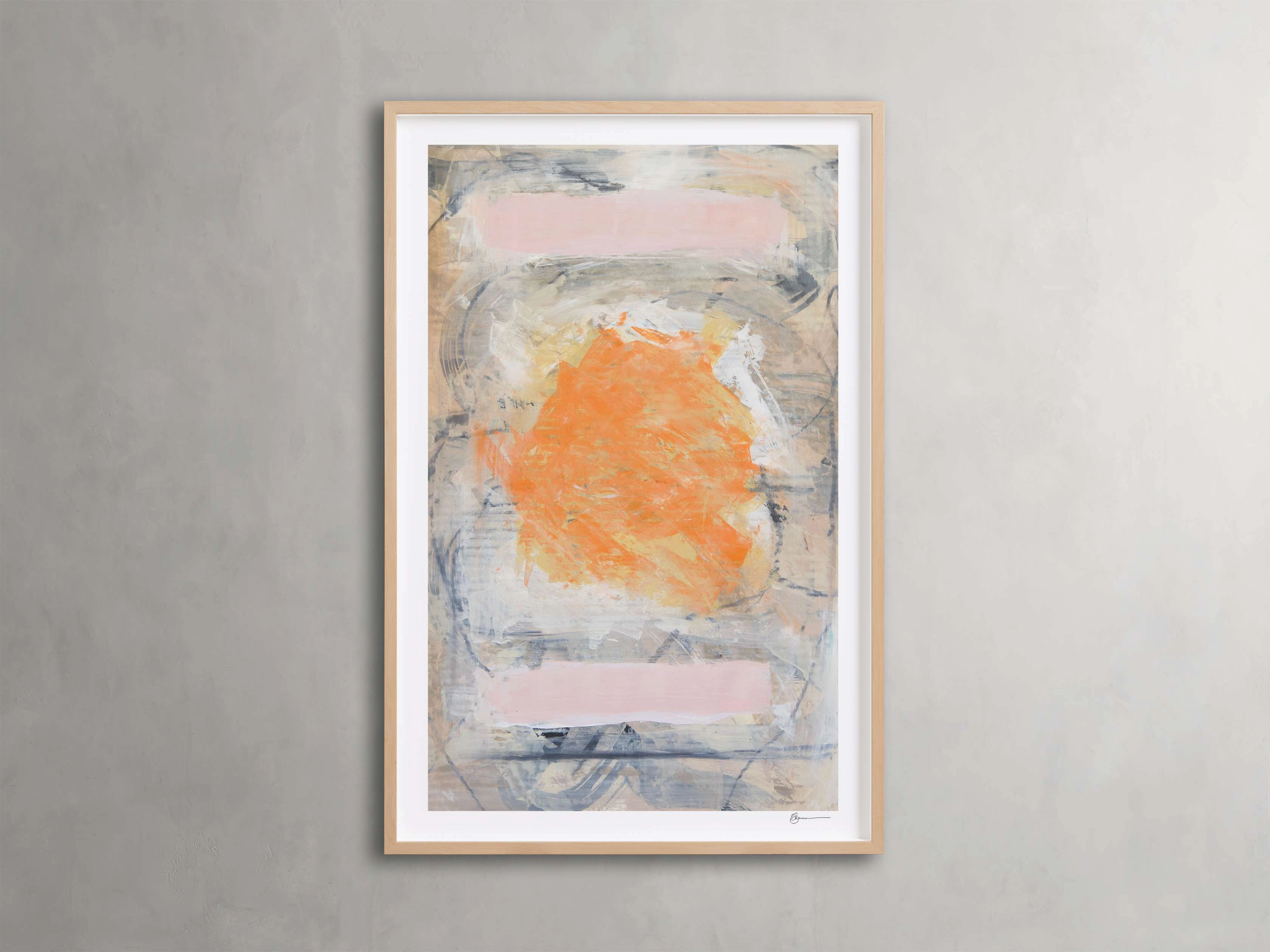 Soft Colors Framed Print