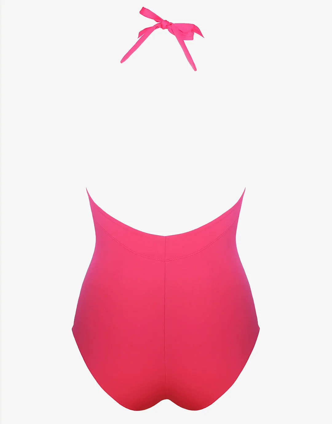 Softline Plunge Halter Swimsuit - Watermelon