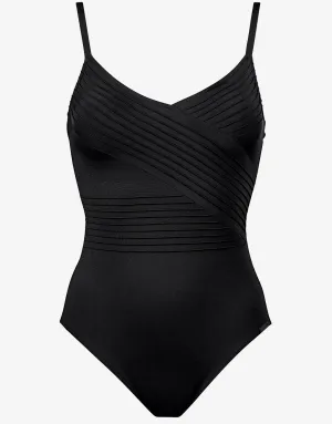 Softline Wrap Swimsuit - Black