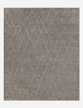 Soskin Hand-Knotted Wool Morrocan Style Rug