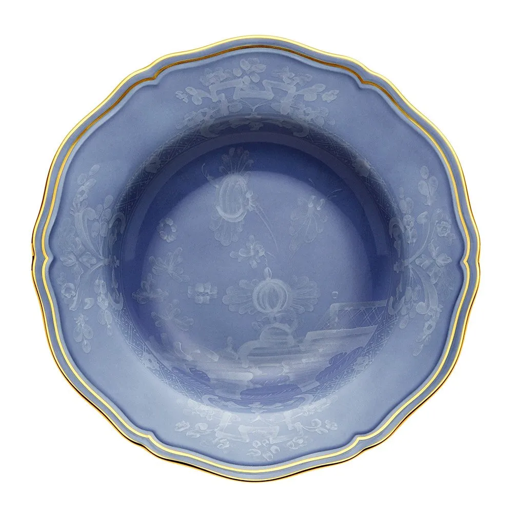 Soup plate, 24cm, Richard Ginori, Oriente Italiano, pervinca TV cabinet, media console