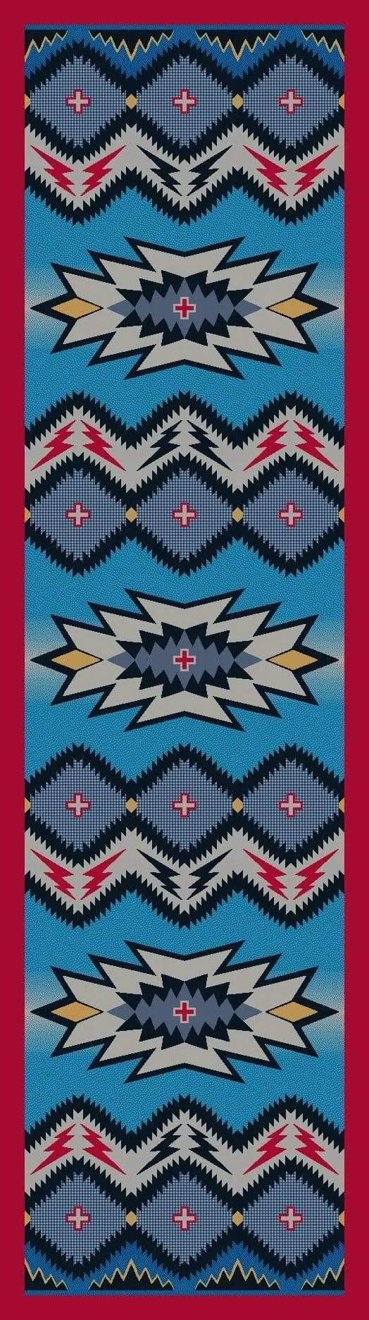 Southwest Denim Area Rugs