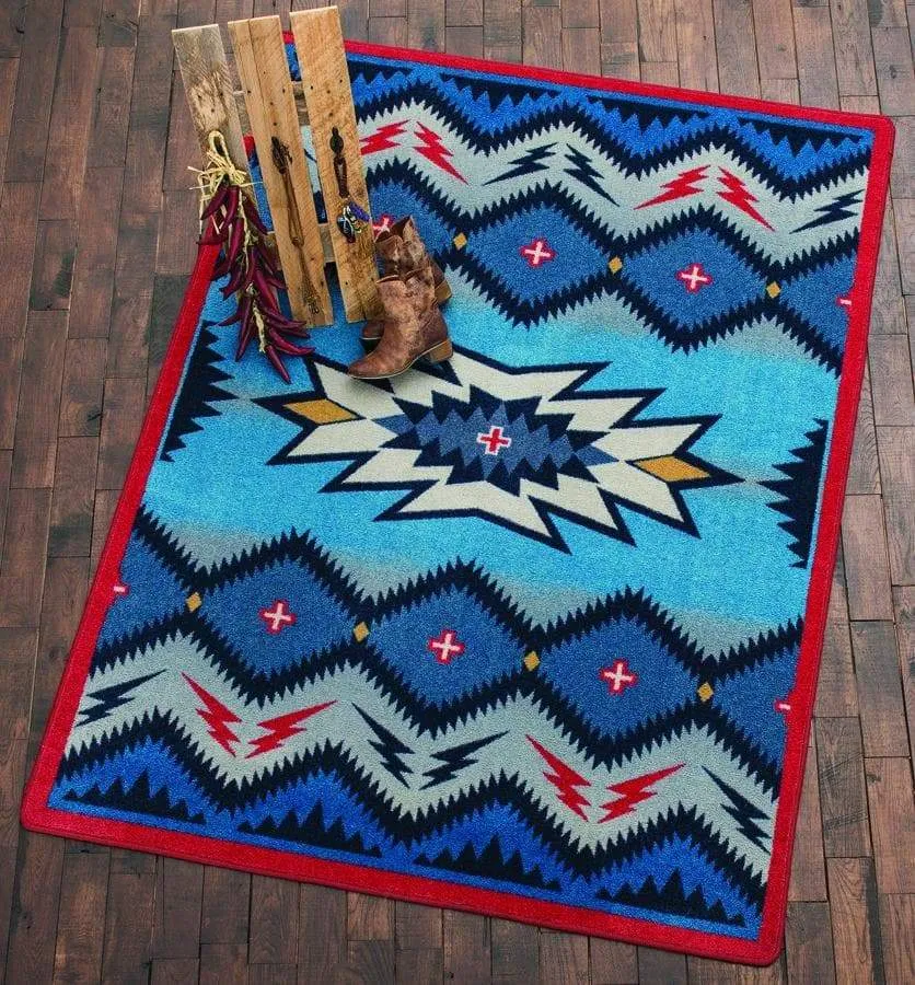 Southwest Denim Area Rugs