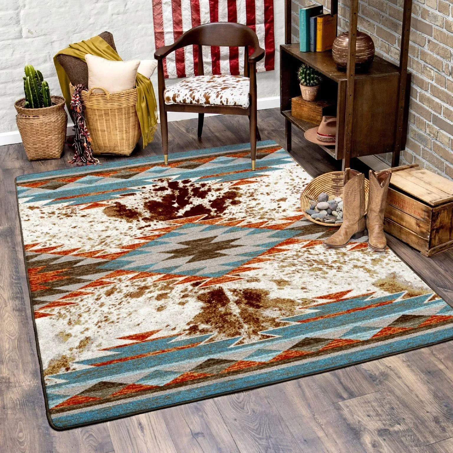 Southwestern Rancher Area Rugs