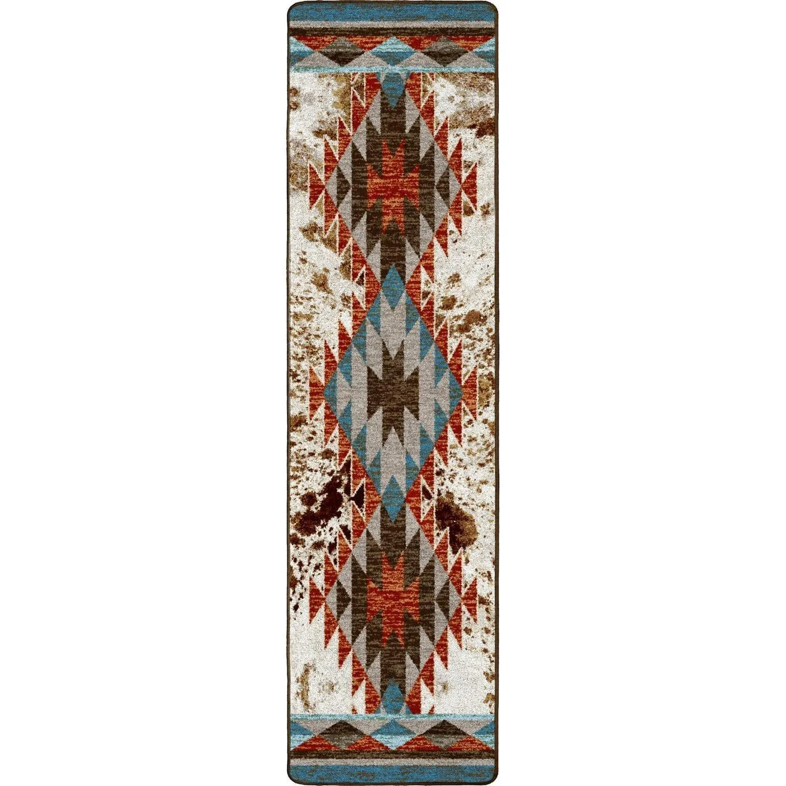 Southwestern Rancher Floor Runner folding guest bed, rollaway bed