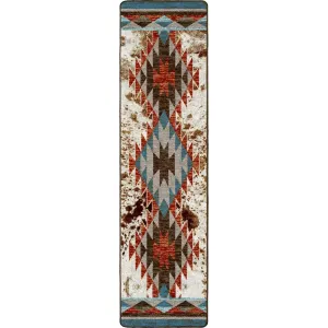 Southwestern Rancher Floor Runner folding guest bed, rollaway bed