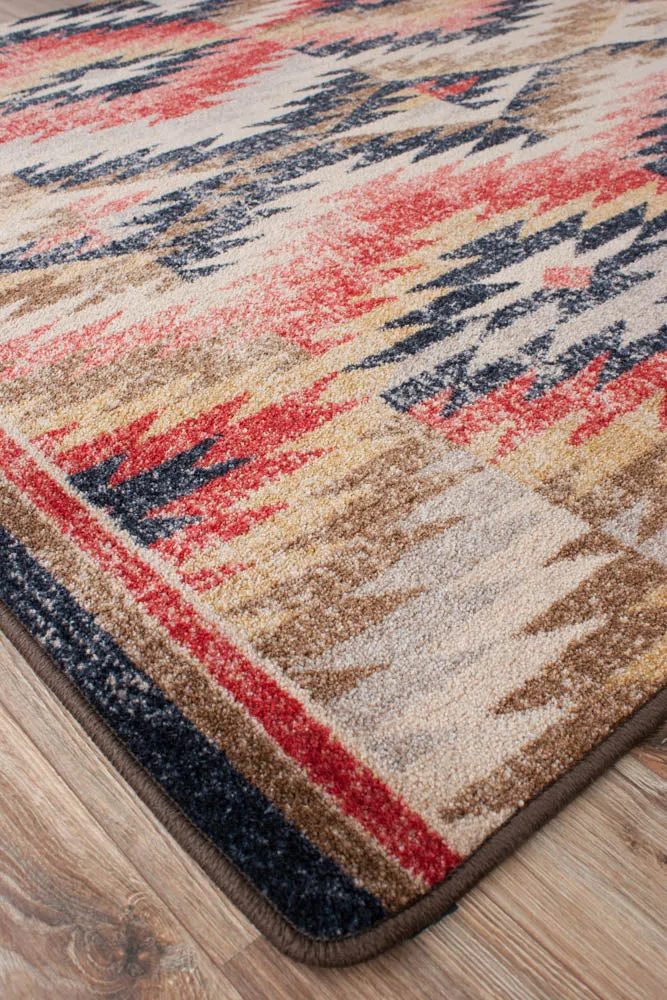 Southwestern Rugs - Distressed Red
