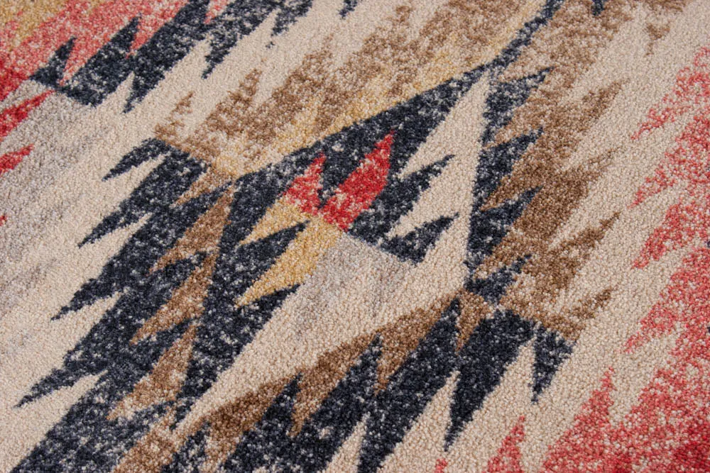 Southwestern Rugs - Distressed Red